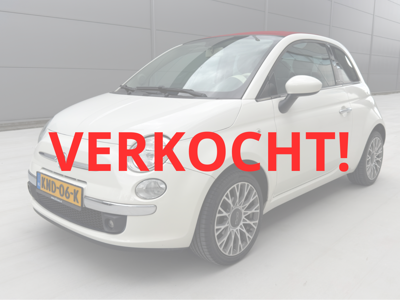 Fiat 500 Cabrio verkocht