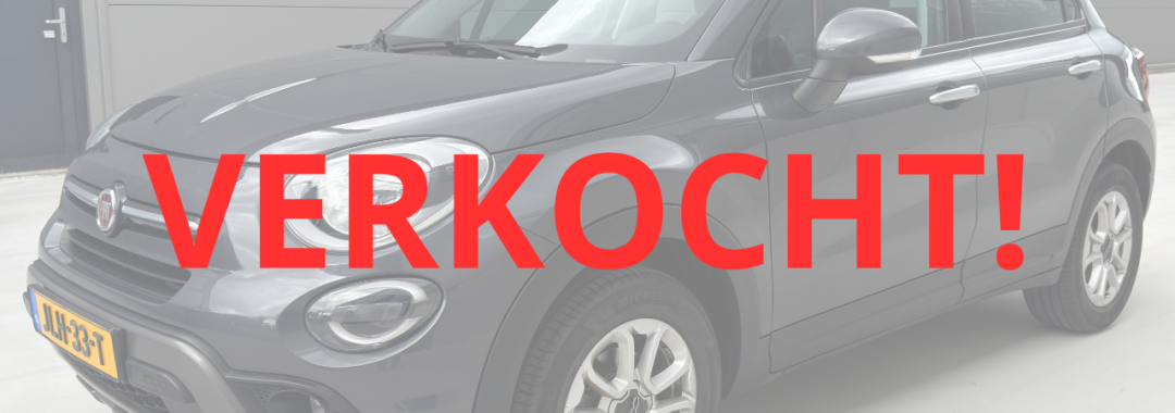 Fiat 500X grijs verkocht