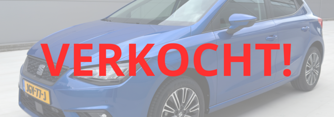 Seat Ibiza Blauw verkocht