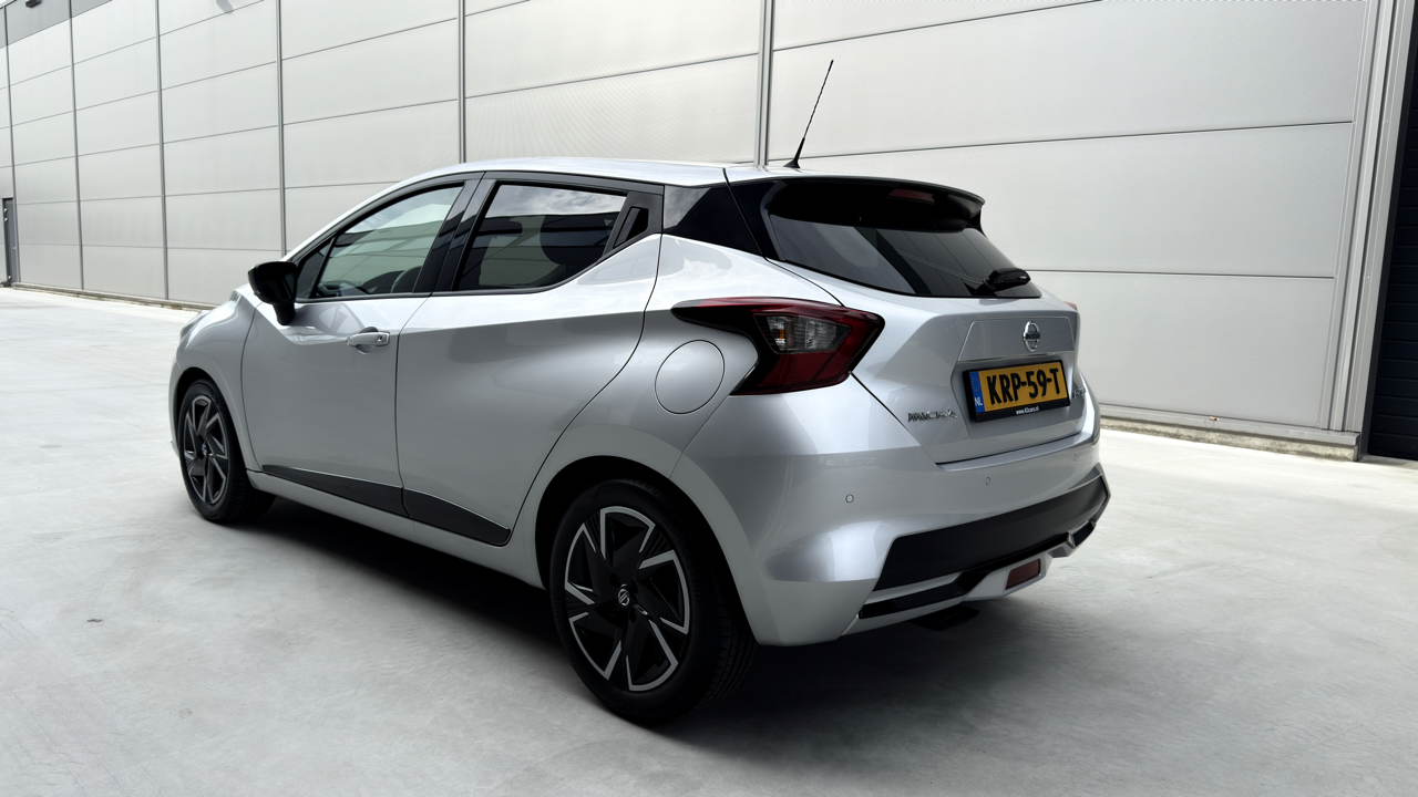 Nissan Micra linksachter aanzicht