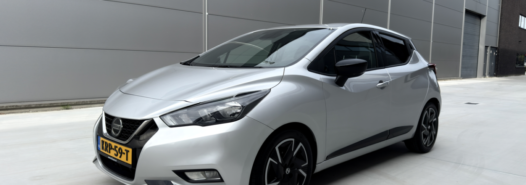 Nissan Micra linksvoor aanzicht