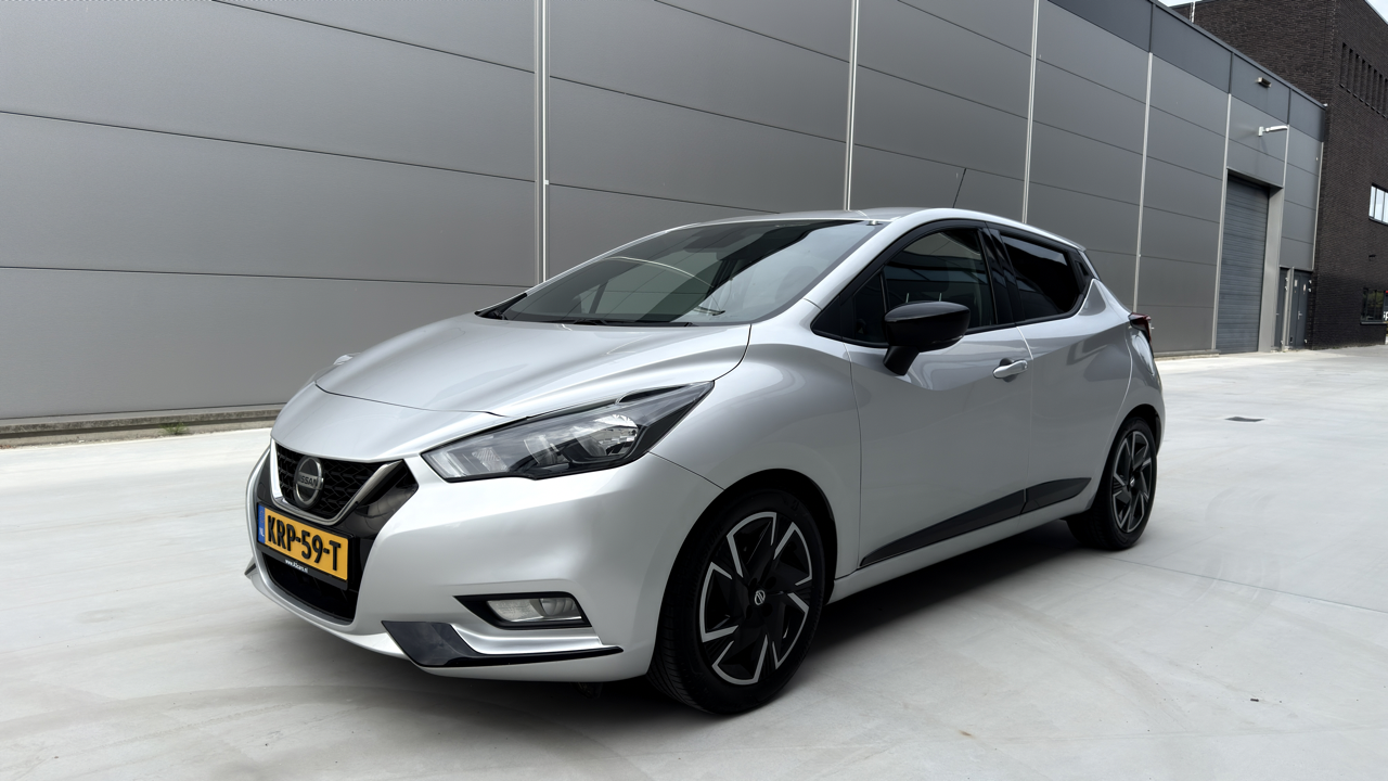 Nissan Micra linksvoor aanzicht