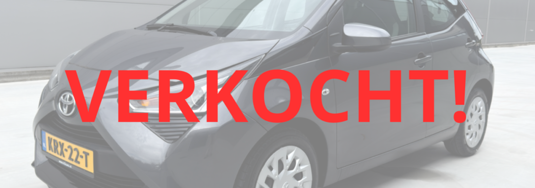 Toyota Aygo verkocht