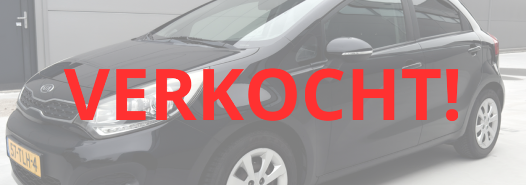 Kia Rio verkocht